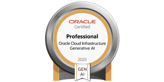 Oracle Cloud Infrastructure 2025 Certified AI Foundations Associate